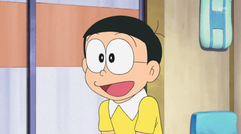 Hình ảnh Nobita háo hức