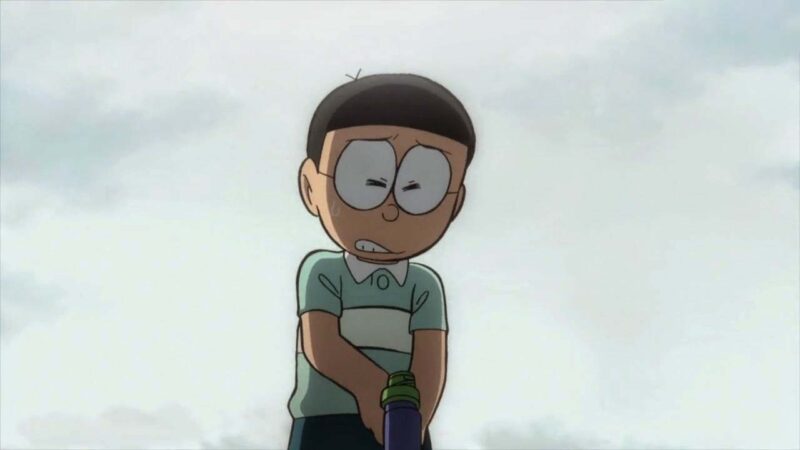 Hình ảnh Nobita nhăn mặt