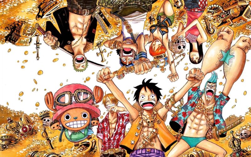 Hình ảnh one piece ăn mừng