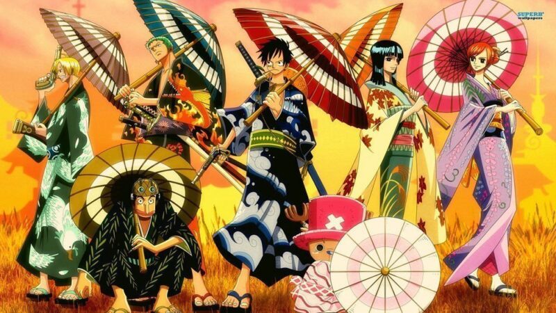 Hình ảnh one piece cùng ô