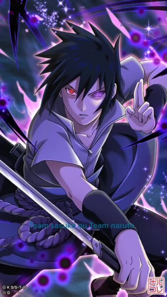 Hình ảnh Sasuke chiến đấu ngầu lòi