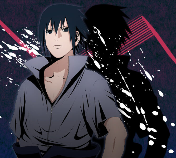 Hình ảnh Sasuke dùng làm hình nền