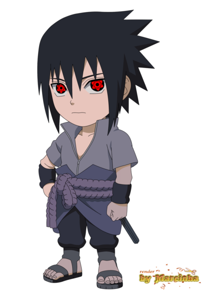 Hình ảnh Sasuke ngầu chibi