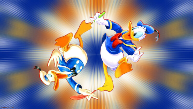Hình ảnh vịt Donald cùng nhảy múa