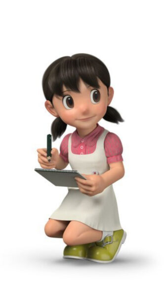 Hình ảnh Xuka 3D đang ghi chép