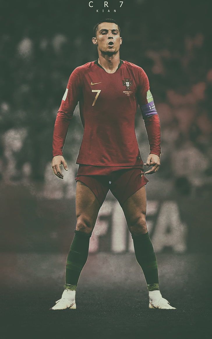 Ronaldo và số 7 của anh ấy áo sơ mi 4K tải xuống hình nền