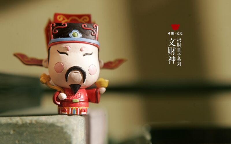 hình nền thần tài tượng bé tí đáng yêu