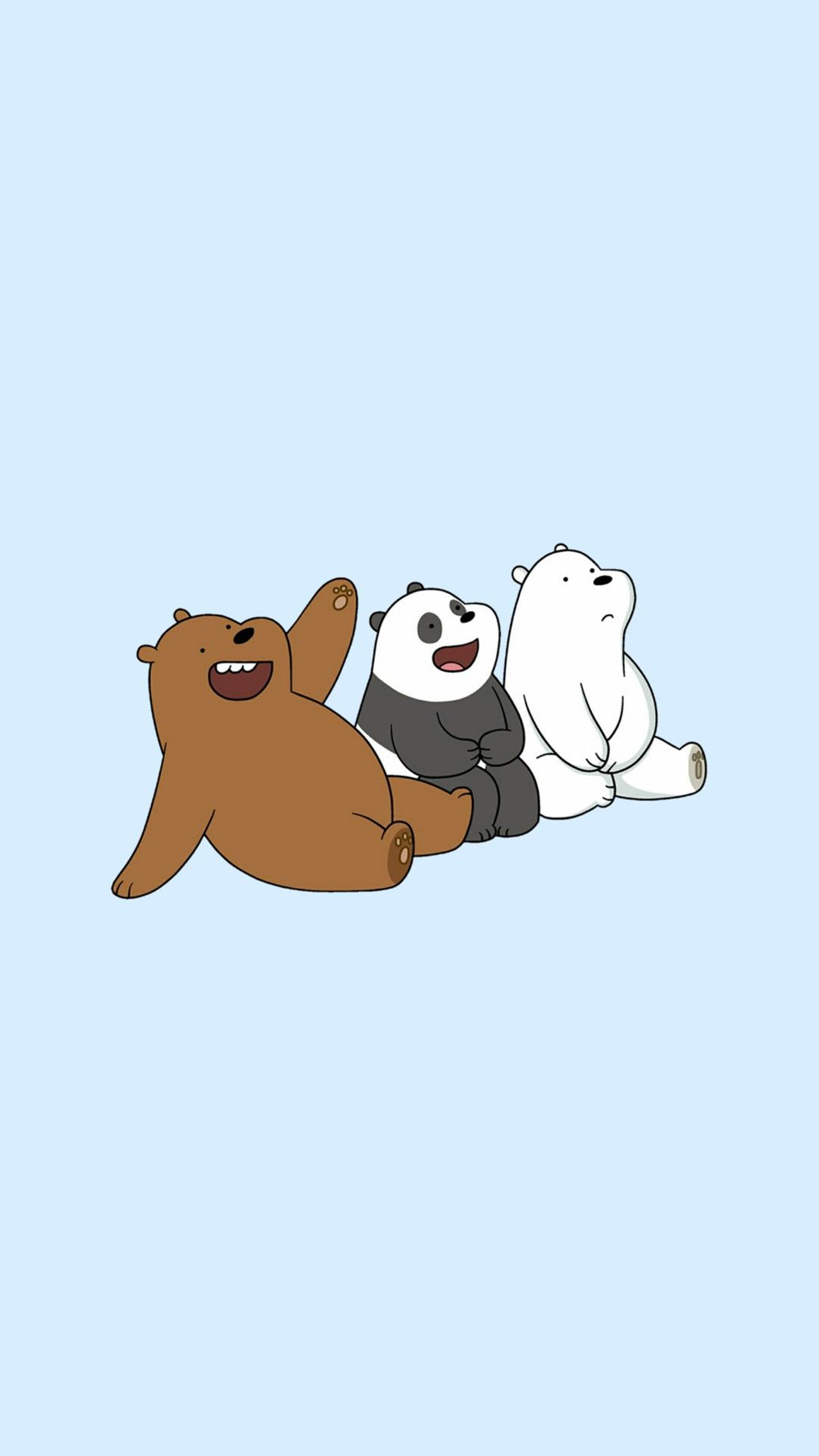 Bộ Hình nền We Bare Bear gấu trắng | Cute cartoon wallpapers, Cute blue  wallpaper, Cute emoji wallpaper