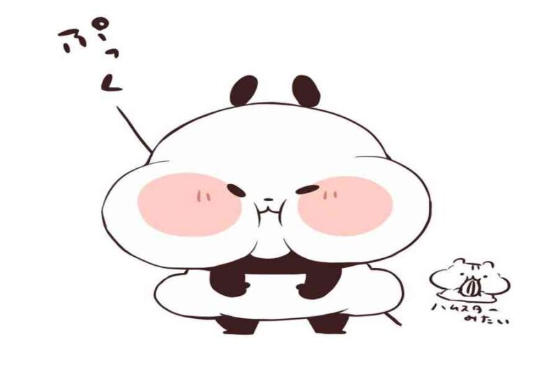 Những ảnh cute đáng yêu hoạt hình dễ thương gấu trúc