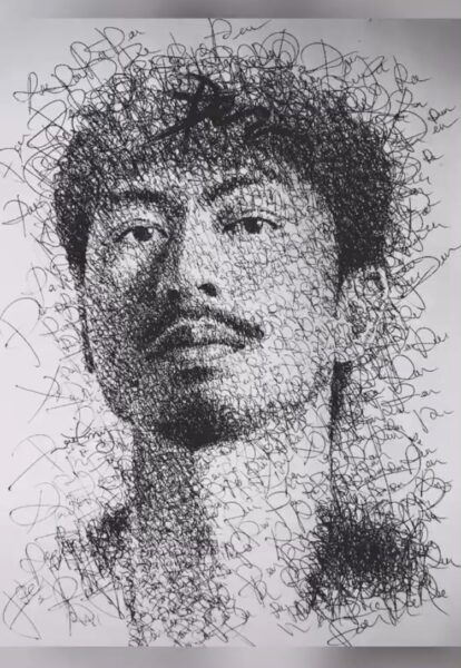 Vẽ tranh đen trắng đen vâu