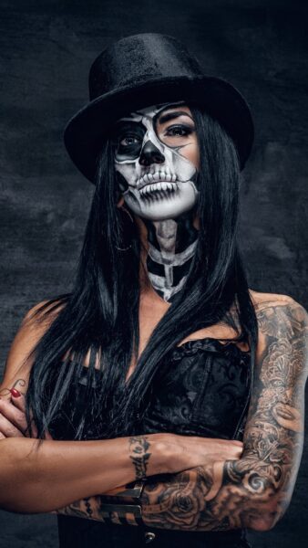 Hình nền xăm trổ chất, đẹp cho Iphone