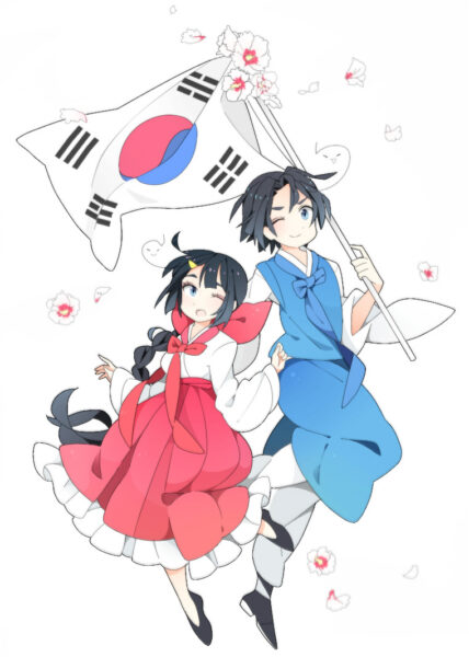 Ảnh anime Hàn Quốc cute