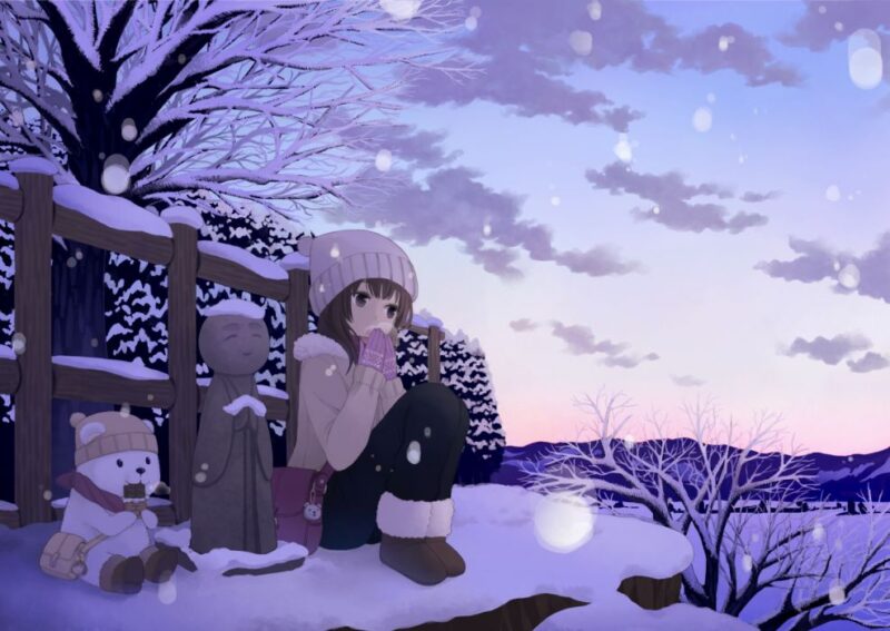 ảnh anime mùa đông04