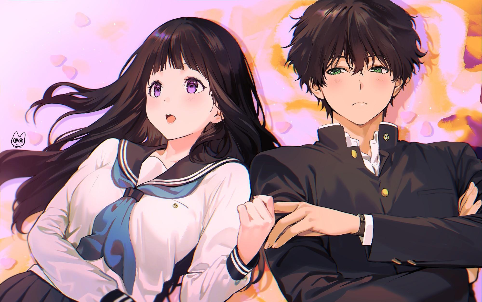 Hình anime cặp đôi đẹp dễ thương nhất  VFOVN