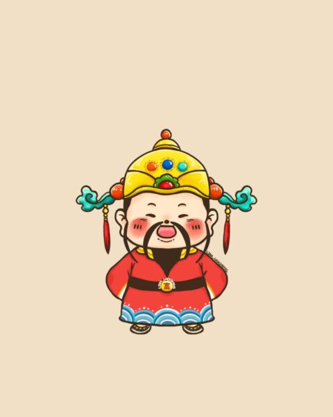 Hình nền thần tài cho điện thoại