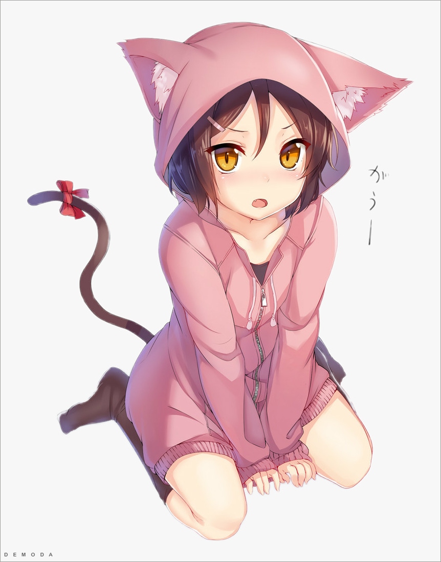 Hình Ảnh Anime Mèo Mè Nheo Cute [ĐỐN NGÃ Trái TIM]