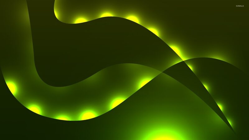 hình nền powerpoint màu xanh lá cây dải đèn