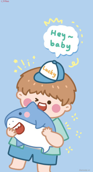 Hình nền cute chibi cho nam