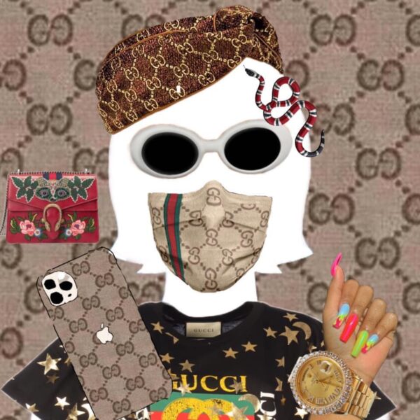 Avatar facebook độc về Gucci