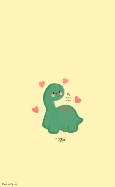 Hình nền Khủng Long cute dễ thương nhất