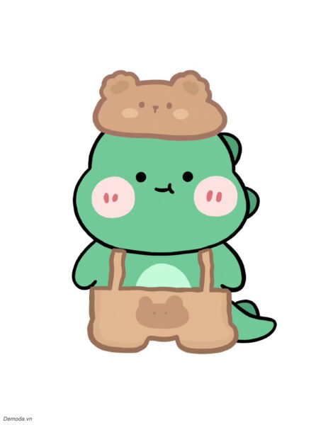 Hình nền Khủng Long cute dễ thương siêu ngộ nghĩnh cho điện thoại