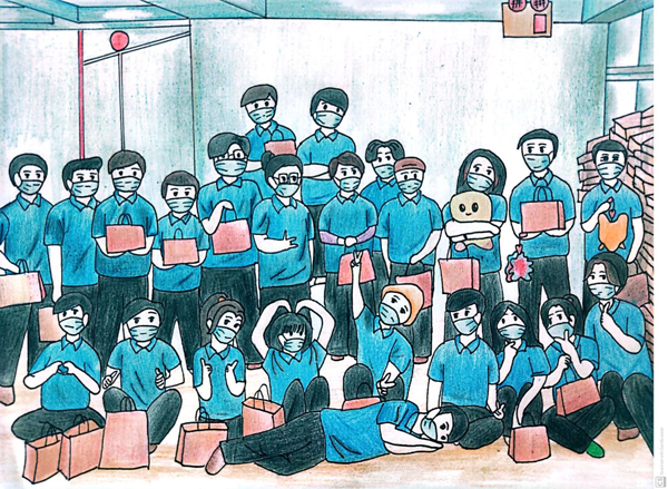 Vẽ tranh Đoàn TNCS Hồ Chí Minh cho thiếu nhi tết trung thu