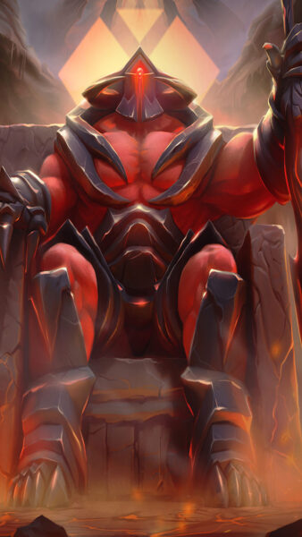 hình nền game 4k quỷ vương ngồi ngai vàng