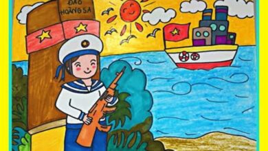 Vẽ tranh em yêu tổ quốc