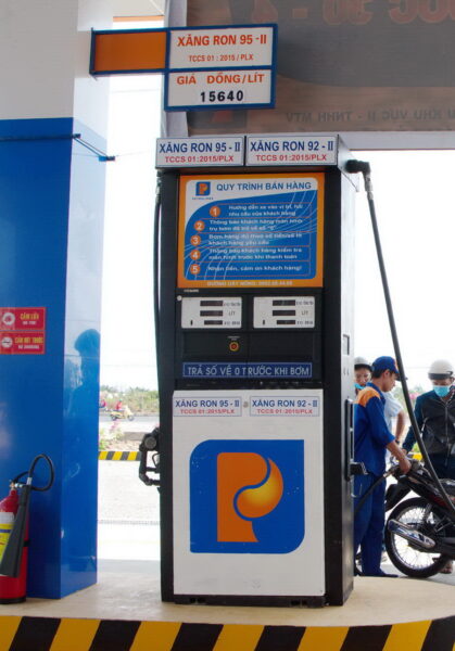Foto der Kraftstoffpreisliste