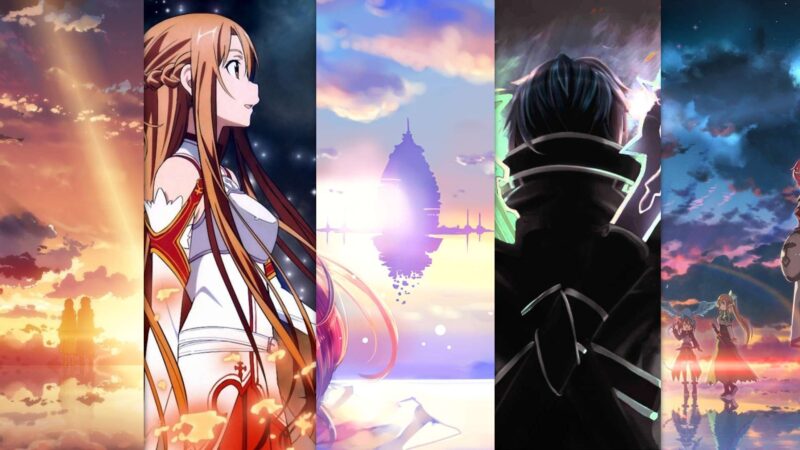 Ảnh Kirito và Asuna chia khung