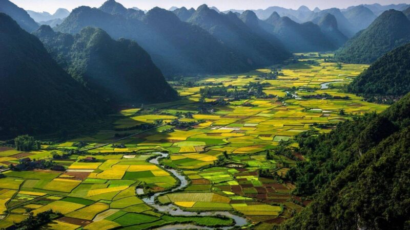 Hình nền Việt Nam của núi rừng Tây Bắc