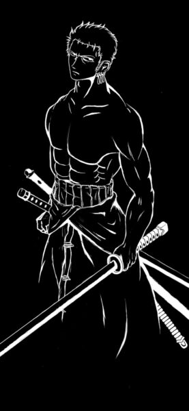 Ảnh Zoro viền trắng