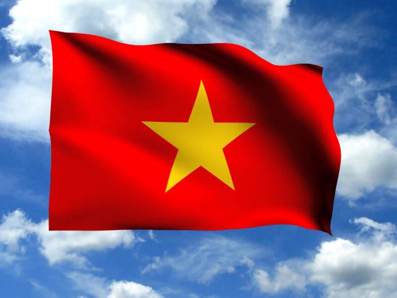 Hình ảnh avatar Việt Nam lá cờ bay giữa trời xanh