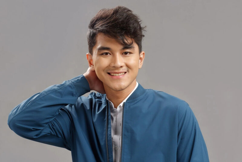 Kiểu tóc nam mặt tròn để đầu 1 9