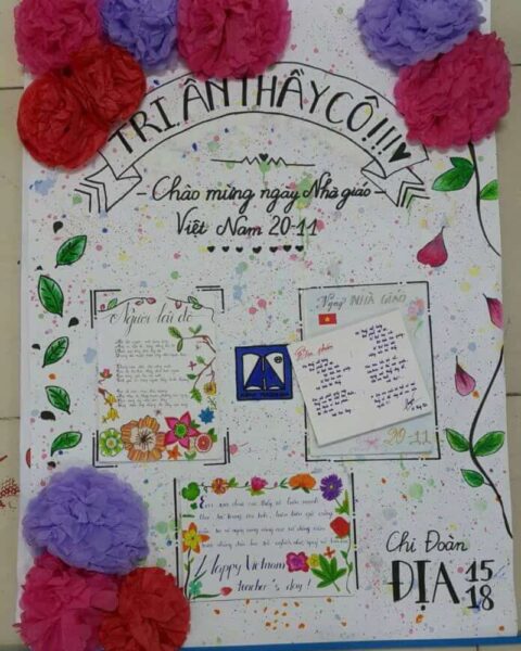 mẫu báo tường 20 11 của chi đoạn địa