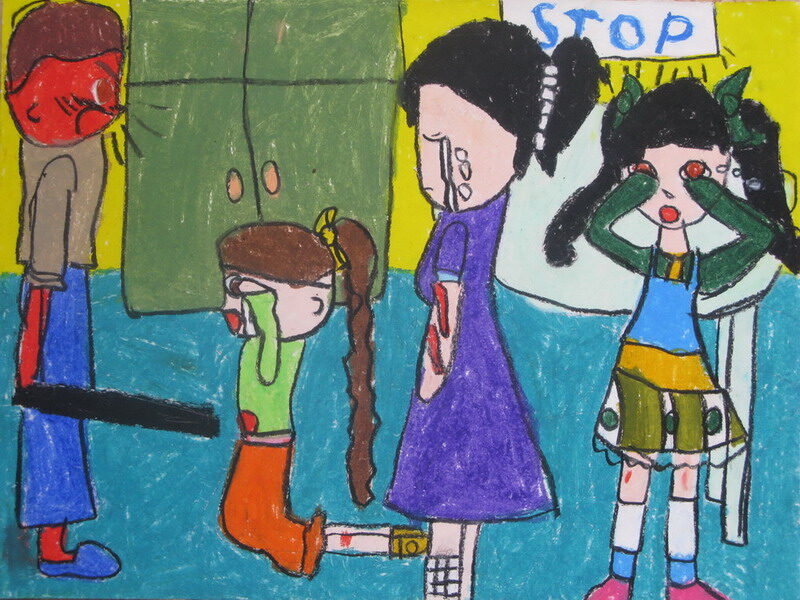 Vẽ tranh phòng chống xâm hại trẻ em, chống bạo lực gia đình ý nghĩa