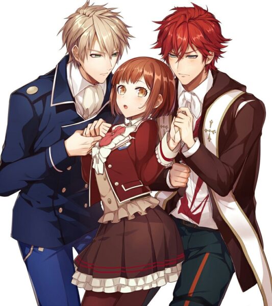 Ảnh anime nhóm bạn thân 3 người mặc đồ đẹp