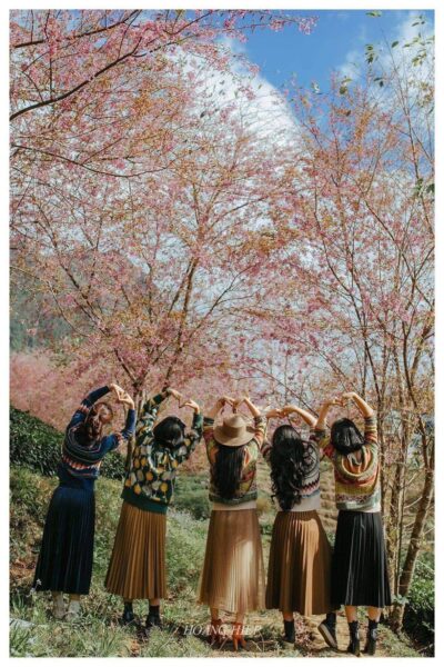 Ảnh nhóm bạn thân tạo hình trái tim