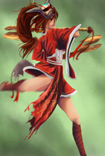 ảnh sát thủ tóc đỏ đẹp