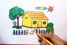 làm thế nào để vẽ một ngôi nhà