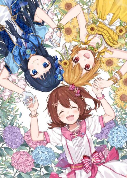 Hình ảnh avatar nhóm 3 người anime nắm tay nhau