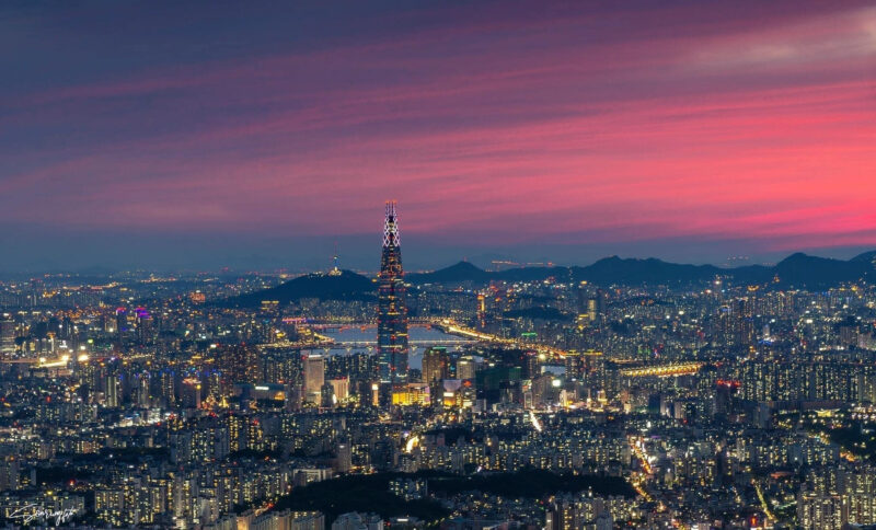 Hình ảnh Hàn Quốc về đêm
