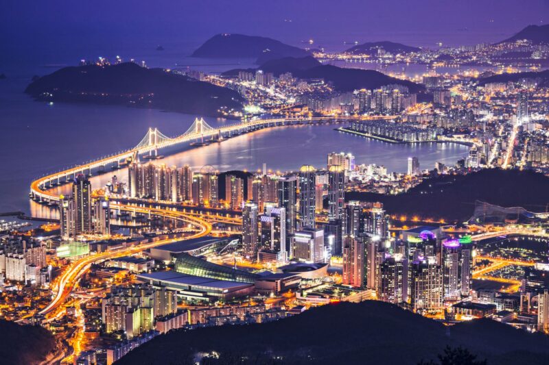 Hình ảnh Hàn Quốc về đêm đẹp