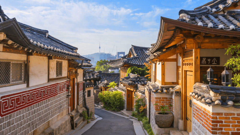 Hình ảnh Hàn Quốc với những ngôi nhà đẹp