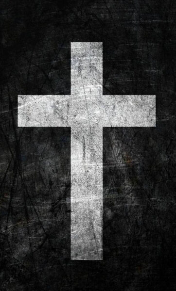 Hình thánh giá trắng đen