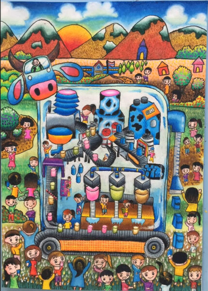 Vẽ tranh ý tưởng trẻ thơ đẹp nhất