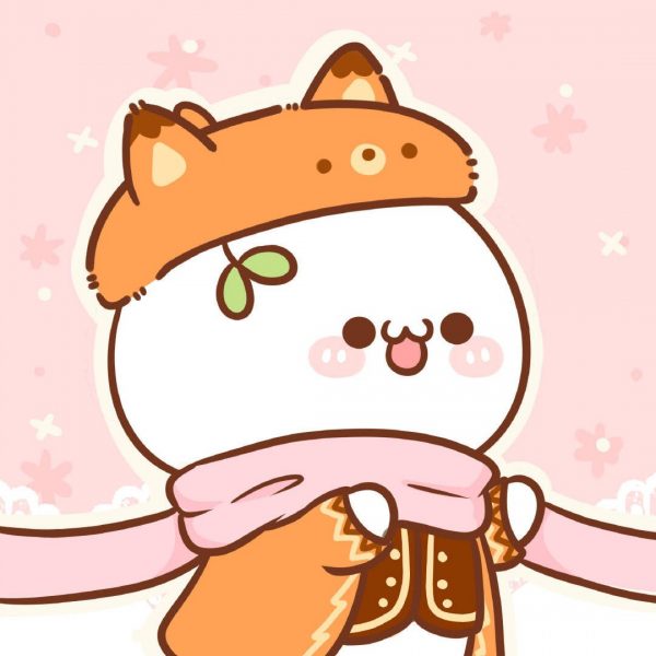 ảnh avatar củ cải mặc áo ấm dễ thương đáng yêu