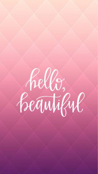 ảnh hello màu hồng baby