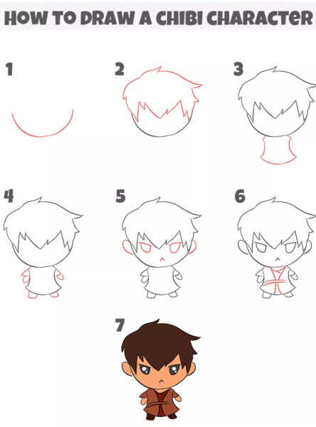 Cách vẽ chibi siêu nhân