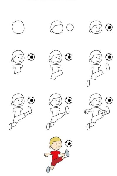 Cách vẽ con người đơn giản cho trẻ em